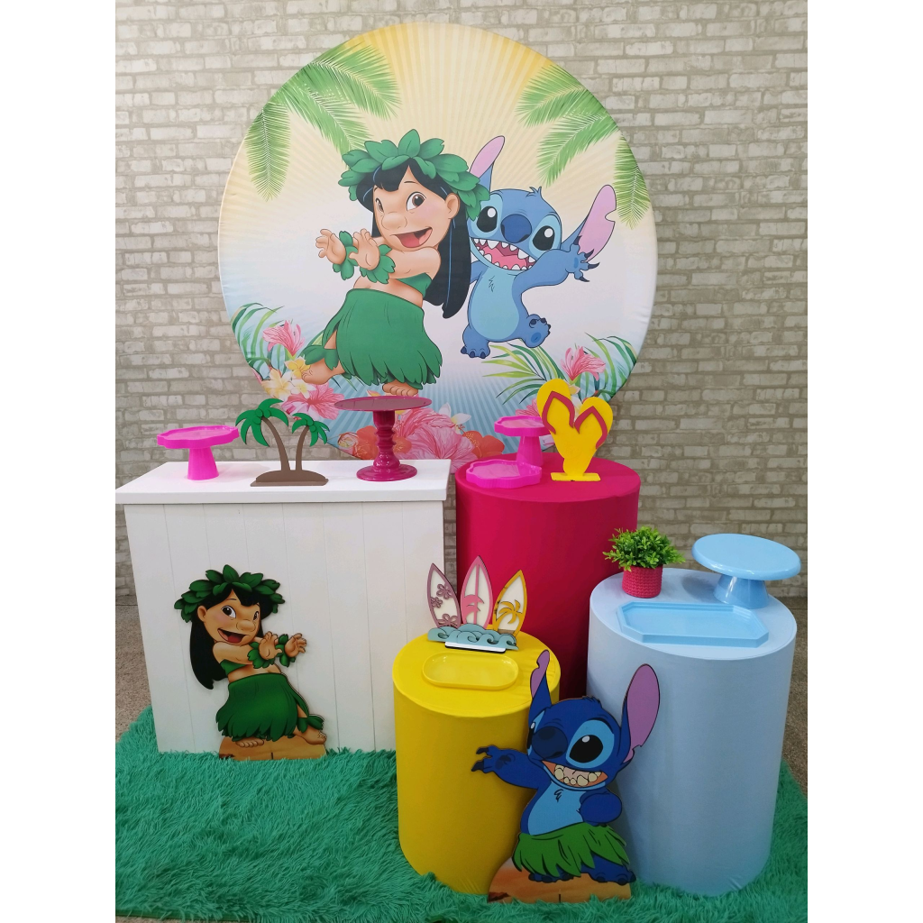 Kit Lilo E Stitch - Pegue e Monte Tesouro Encantando