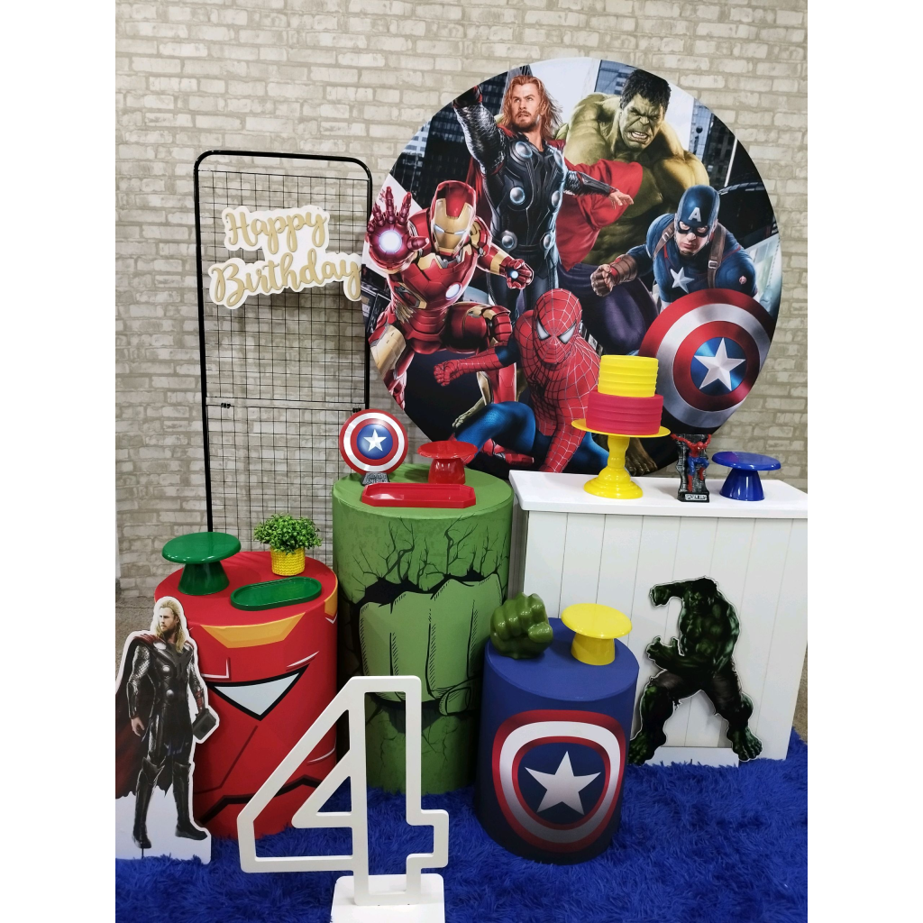 Kit Vingadores Super Herois - Pegue e Monte Tesouro Encantando