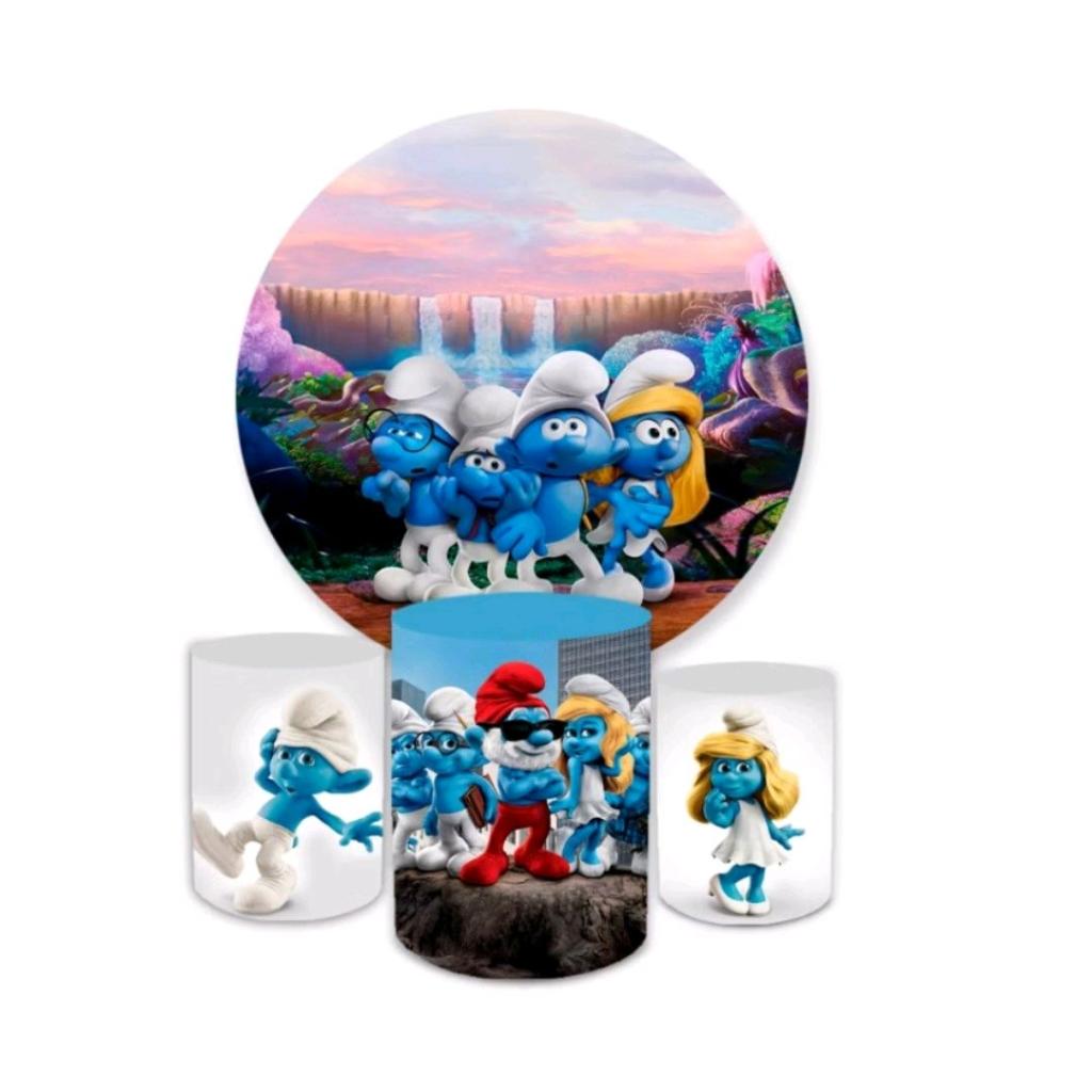 Kit Smurfs - Pegue e Monte Tesouro Encantando
