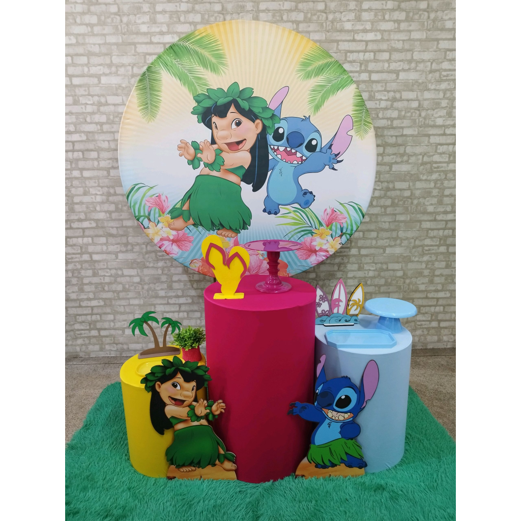 Kit Lilo E Stitch - Pegue e Monte Tesouro Encantando