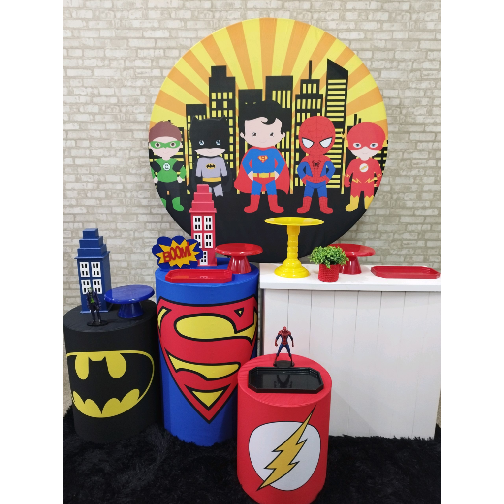 Kit Super Heróis - Pegue e Monte Tesouro Encantando