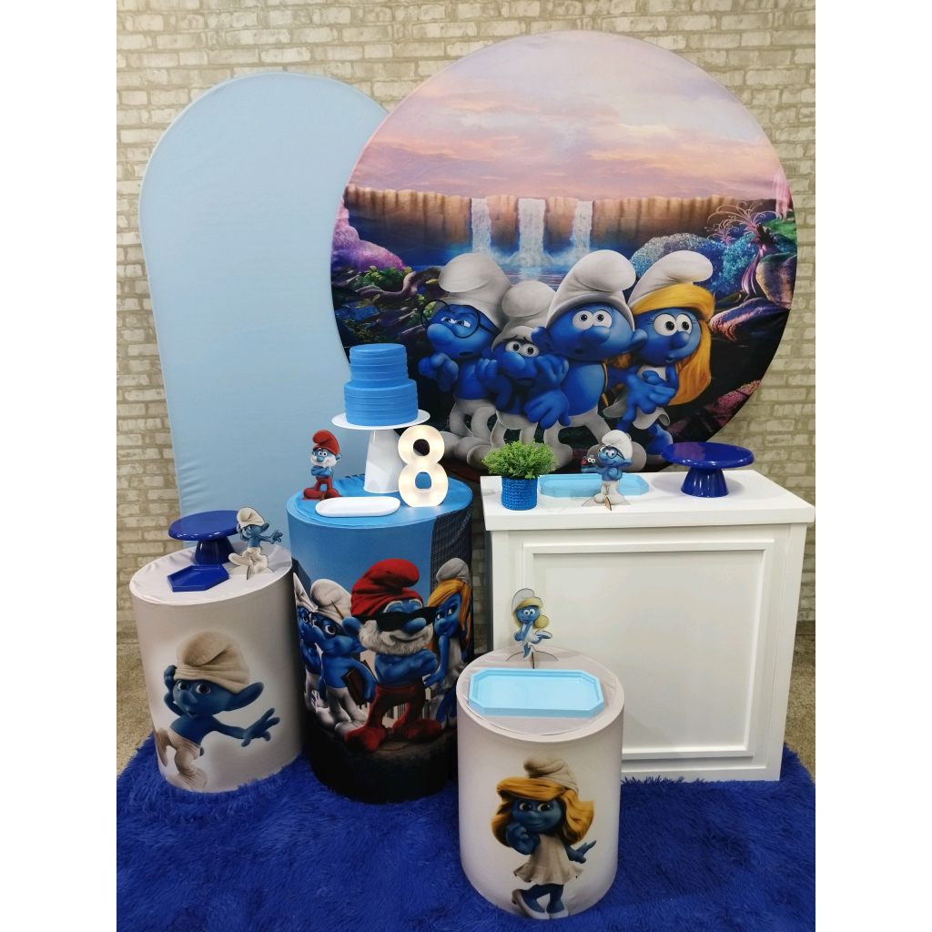 Kit Smurfs - Pegue e Monte Tesouro Encantando