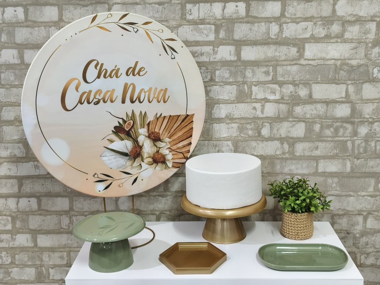 Mini Kit Chá de Casa Nova - Pegue e Monte Tesouro Encantado