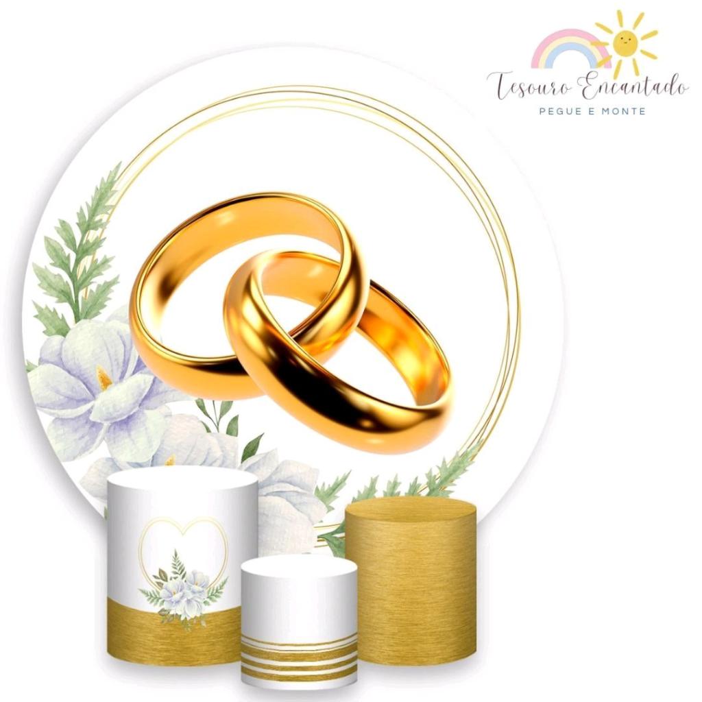 Kit Casamento/Noivado/Bodas - Pegue e Monte Tesouro Encantando
