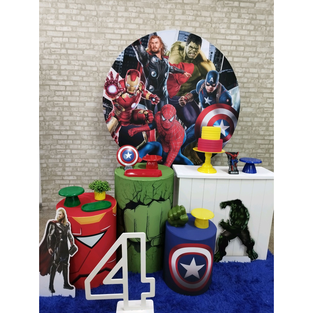 Kit Vingadores Super Herois - Pegue e Monte Tesouro Encantando