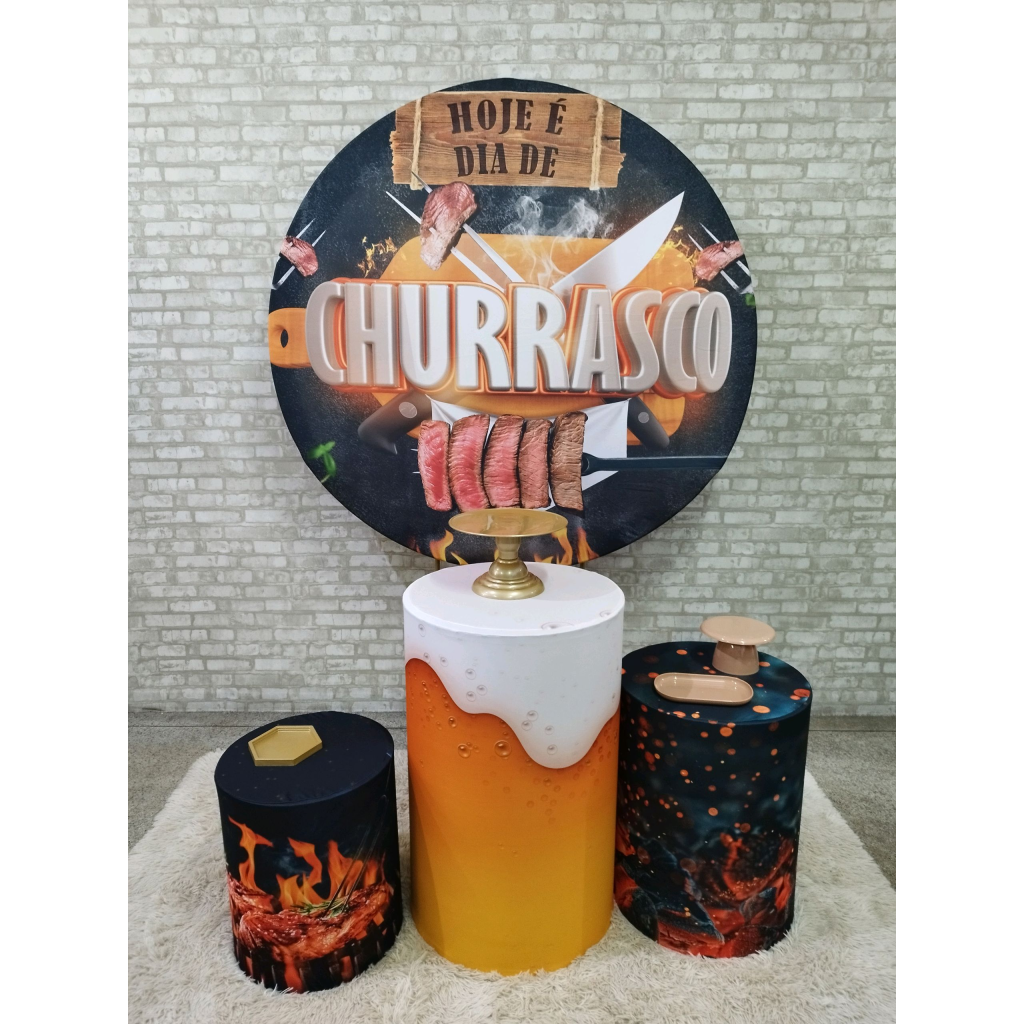 Kit Churrasco - Pegue e Monte Tesouro Encantando