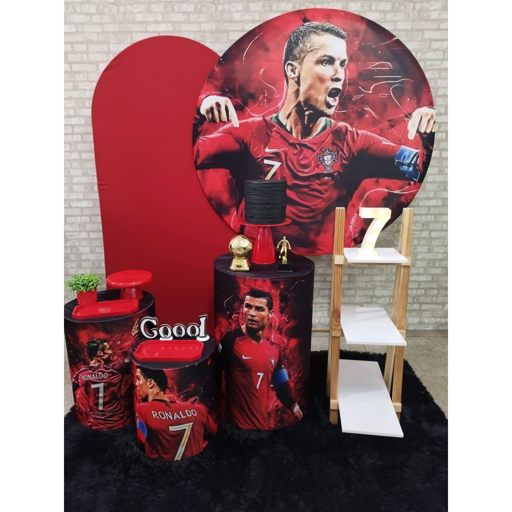 Kit Futebol Cristiano Ronaldo - Pegue e Monte Tesouro Encantando