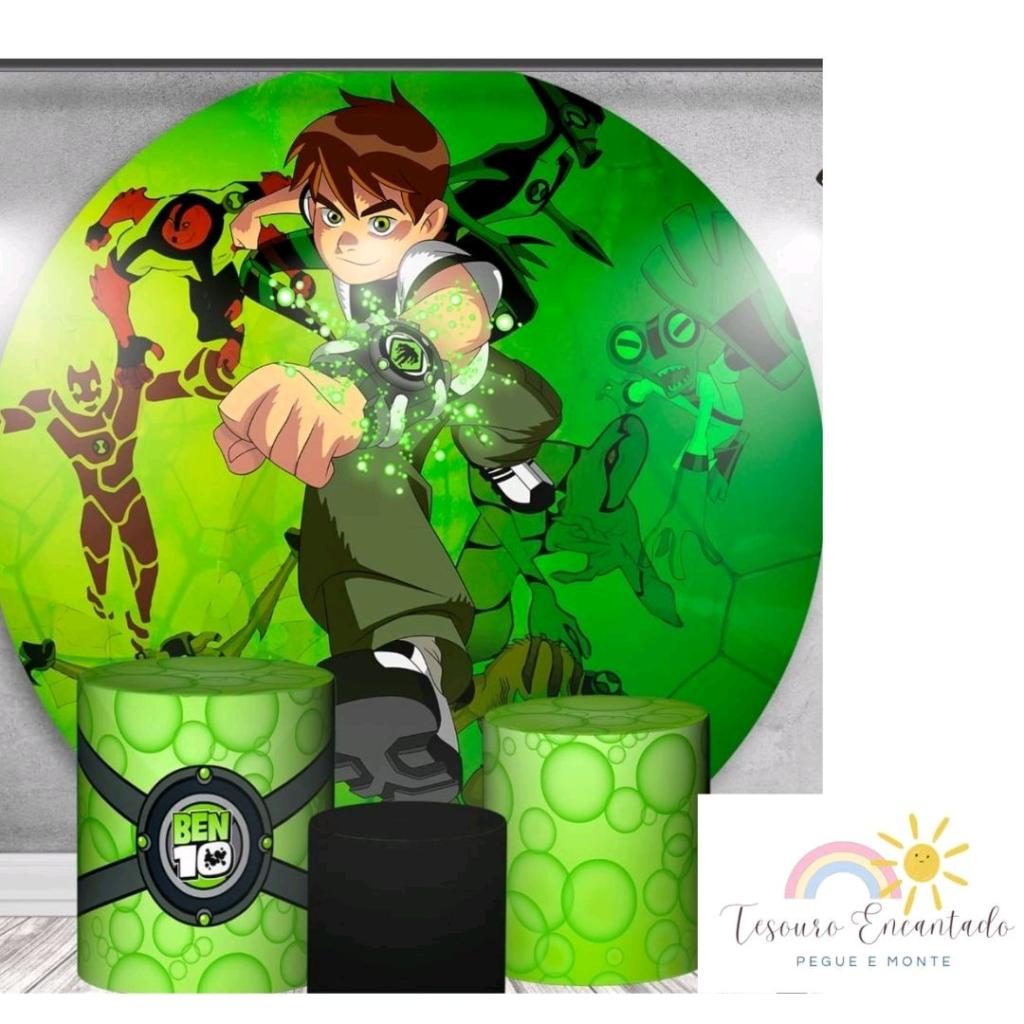 Kit Ben 10 - Pegue e Monte Tesouro Encantando