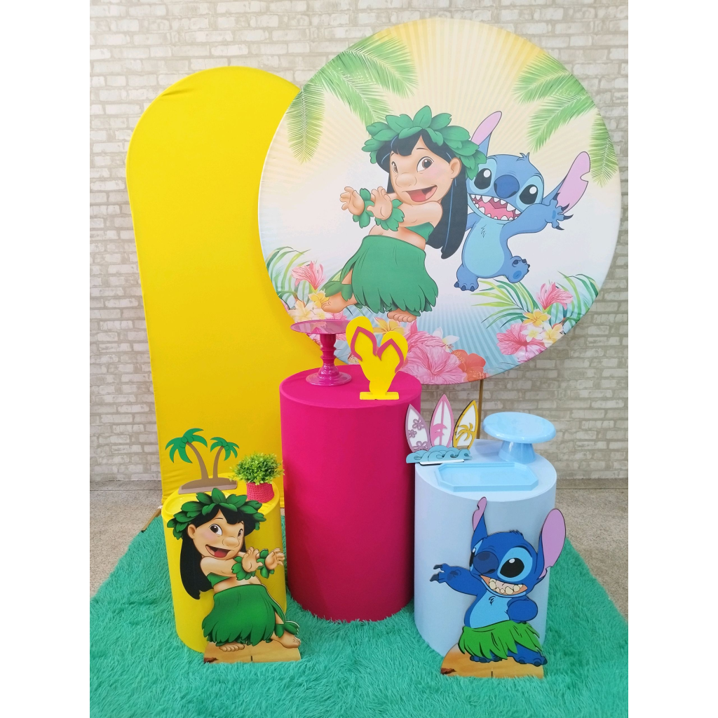 Kit Lilo E Stitch - Pegue e Monte Tesouro Encantando