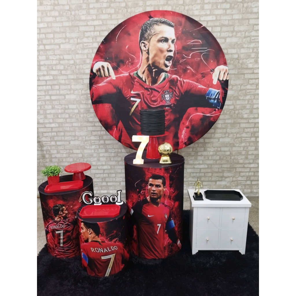 Kit Futebol Cristiano Ronaldo - Pegue e Monte Tesouro Encantando
