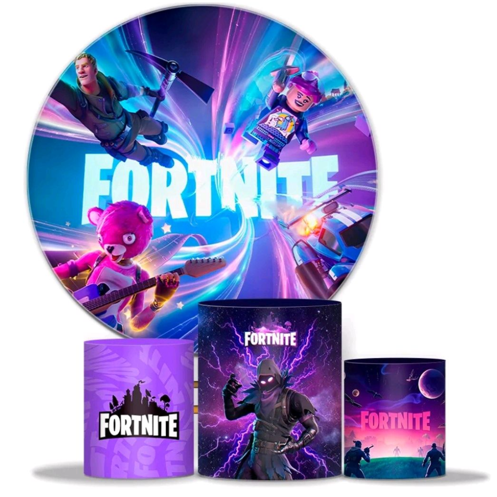 Kit Fortnite - Pegue e Monte Tesouro Encantando