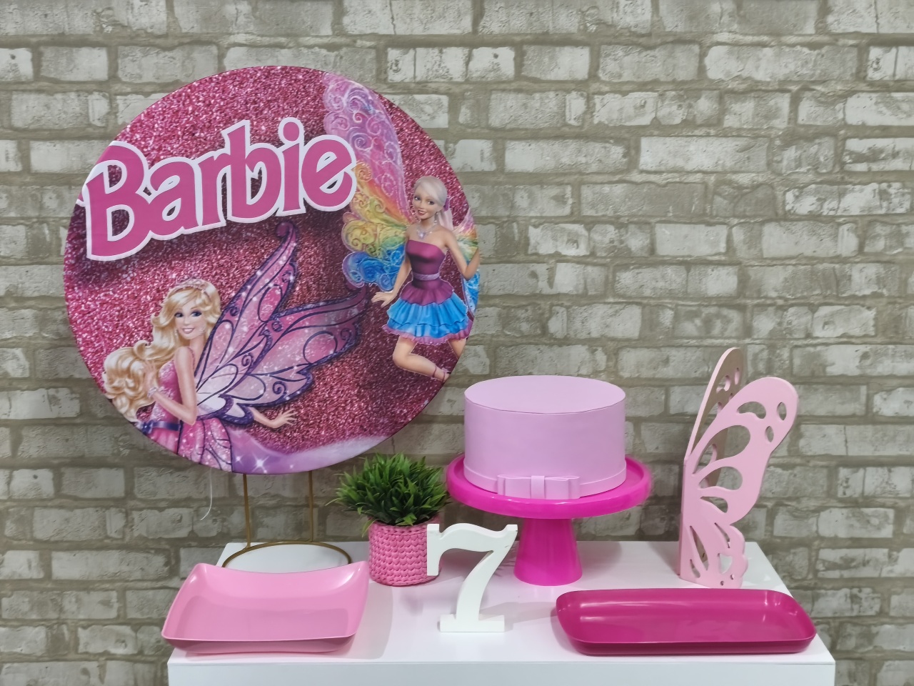 Mini Kit Barbie - Pegue e Monte Tesouro Encantado