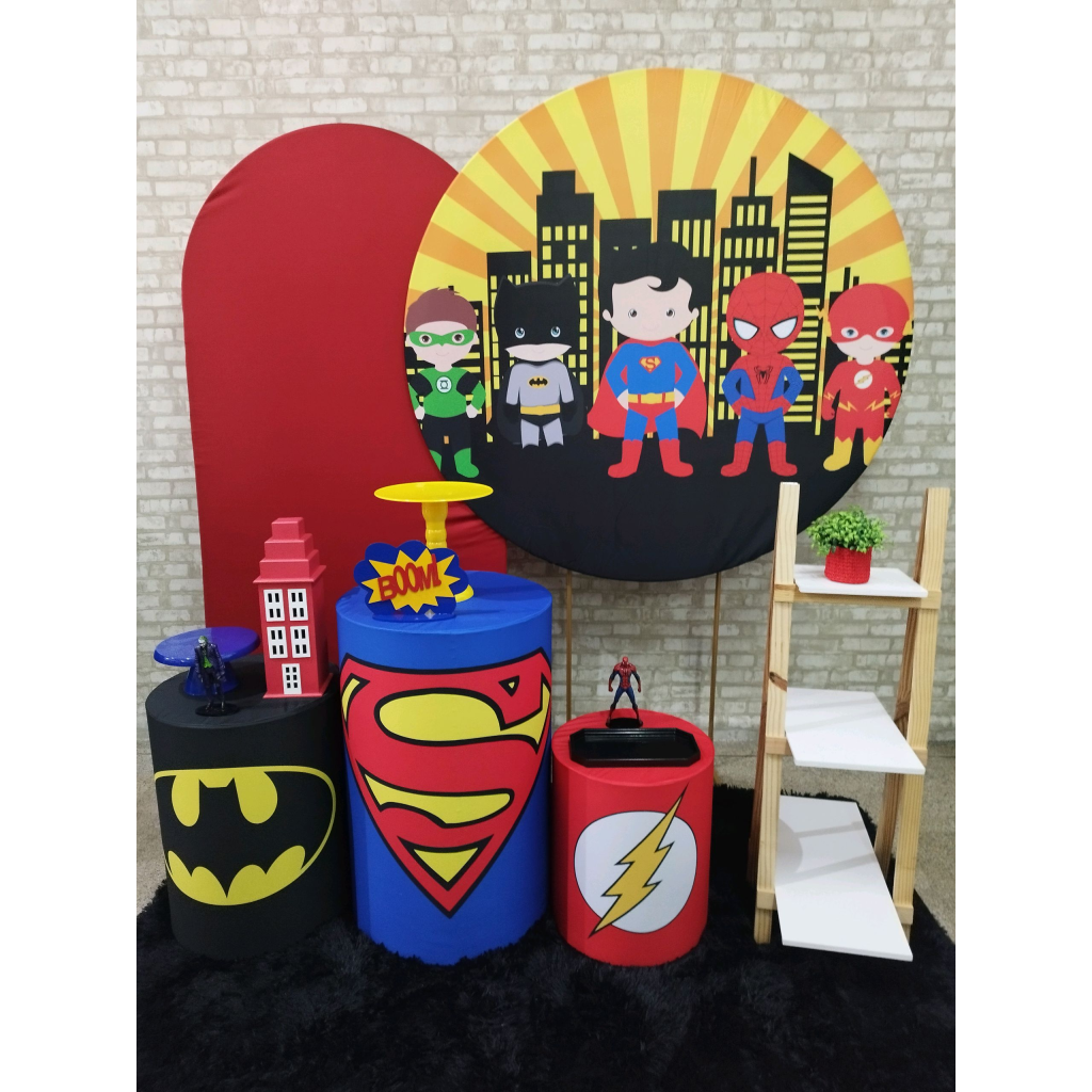 Kit Super Heróis - Pegue e Monte Tesouro Encantando