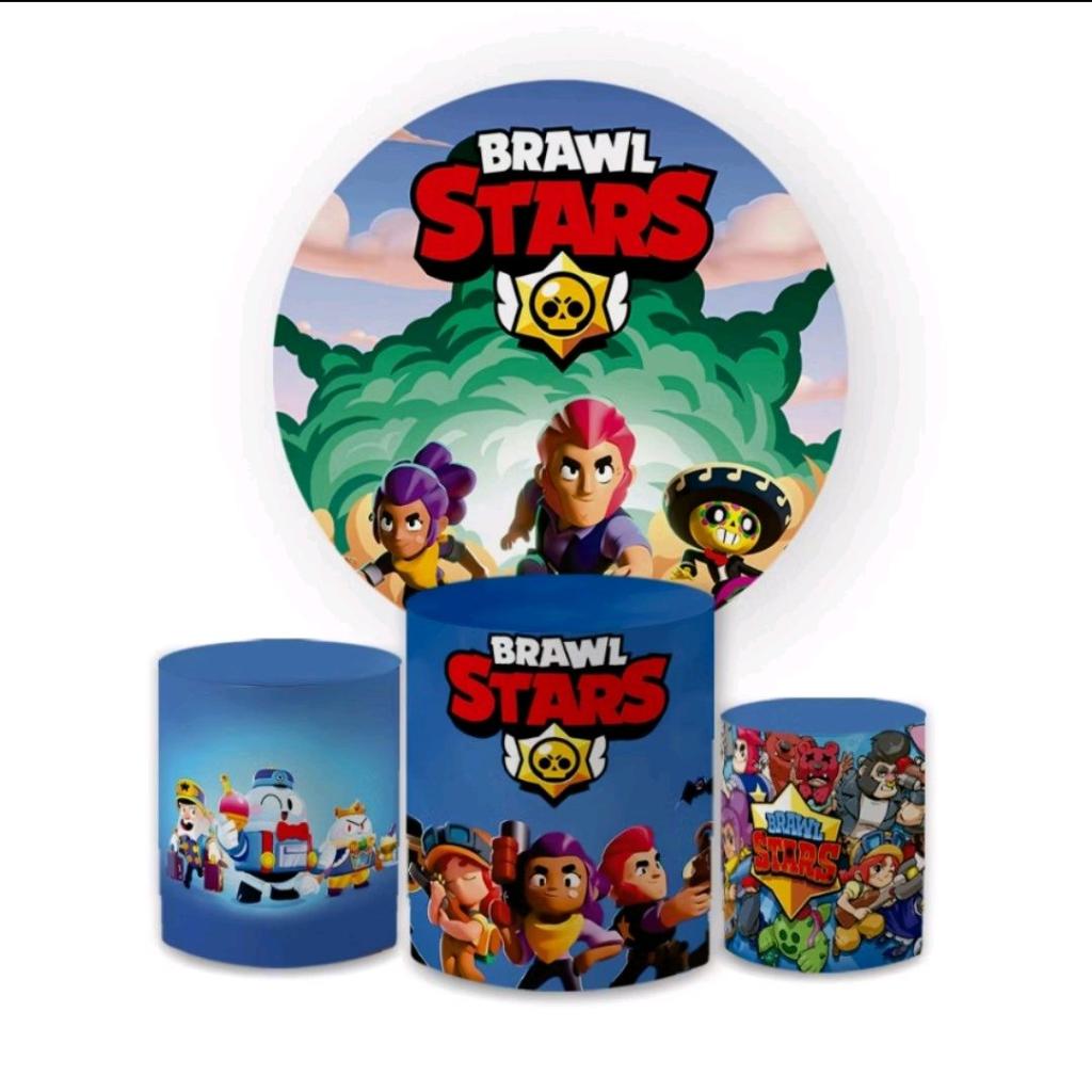 Kit Brawl Stars - Pegue e Monte Tesouro Encantando