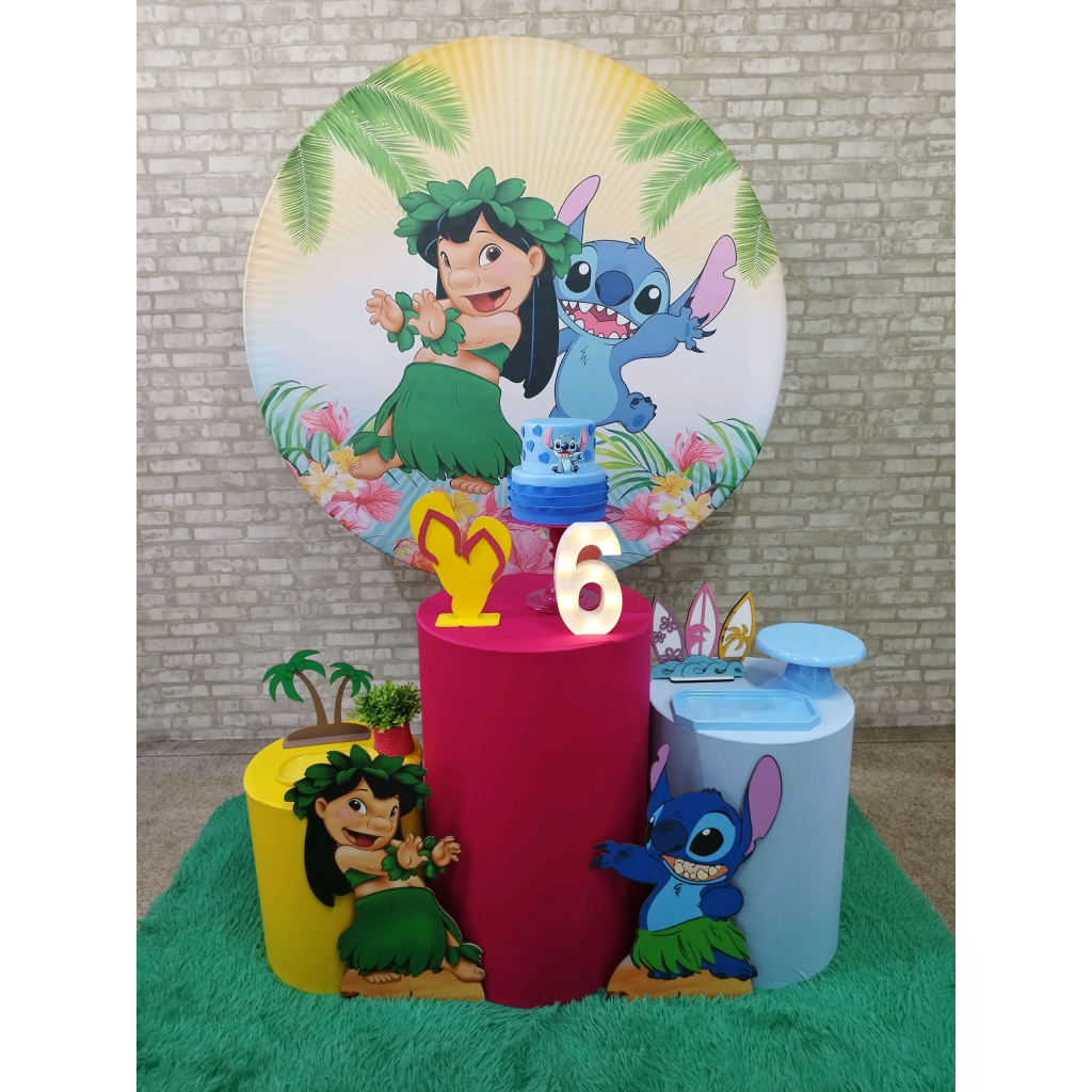 Kit Lilo E Stitch - Pegue e Monte Tesouro Encantando