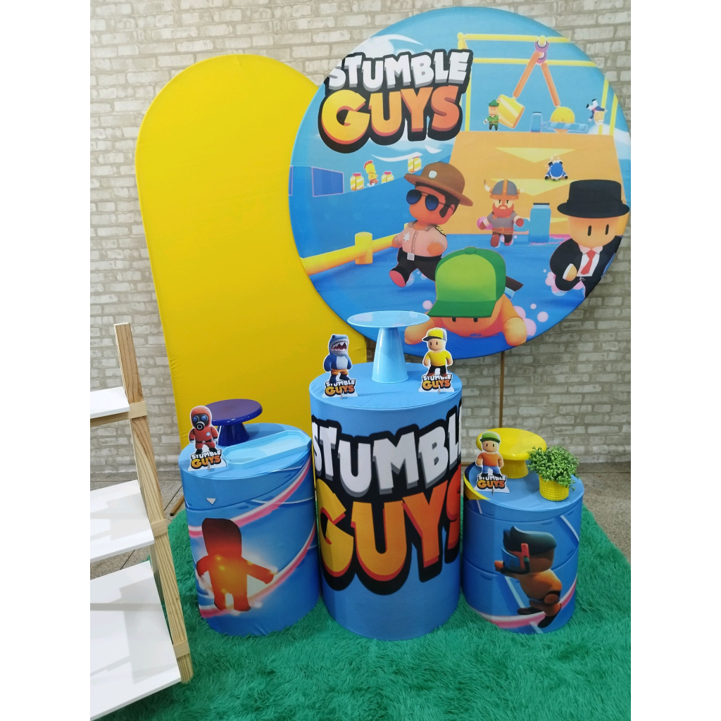 Kit Stumble Guys - Pegue e Monte Tesouro Encantando