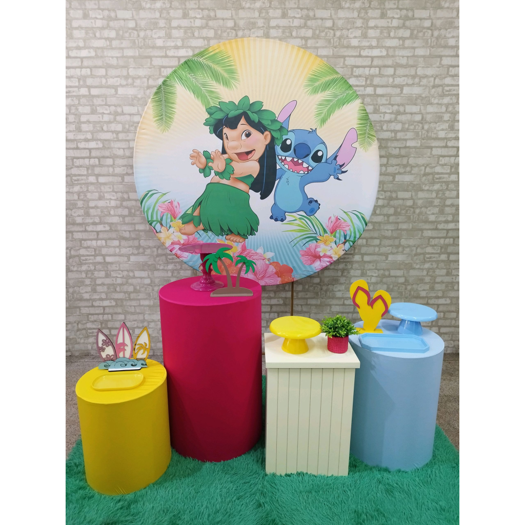 Kit Lilo E Stitch - Pegue e Monte Tesouro Encantando