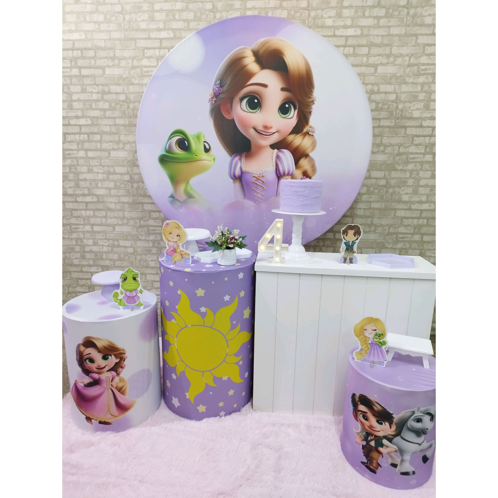 Kit Rapunzel - Pegue e Monte Tesouro Encantando