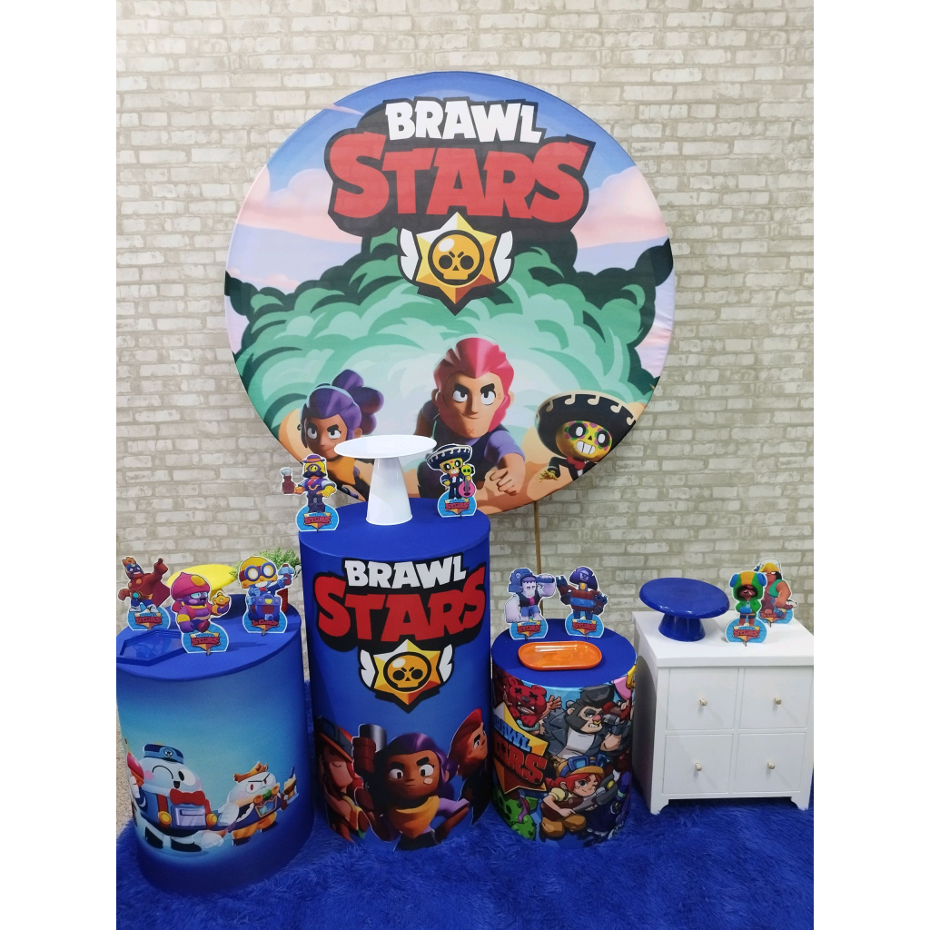 Kit Brawl Stars - Pegue e Monte Tesouro Encantando