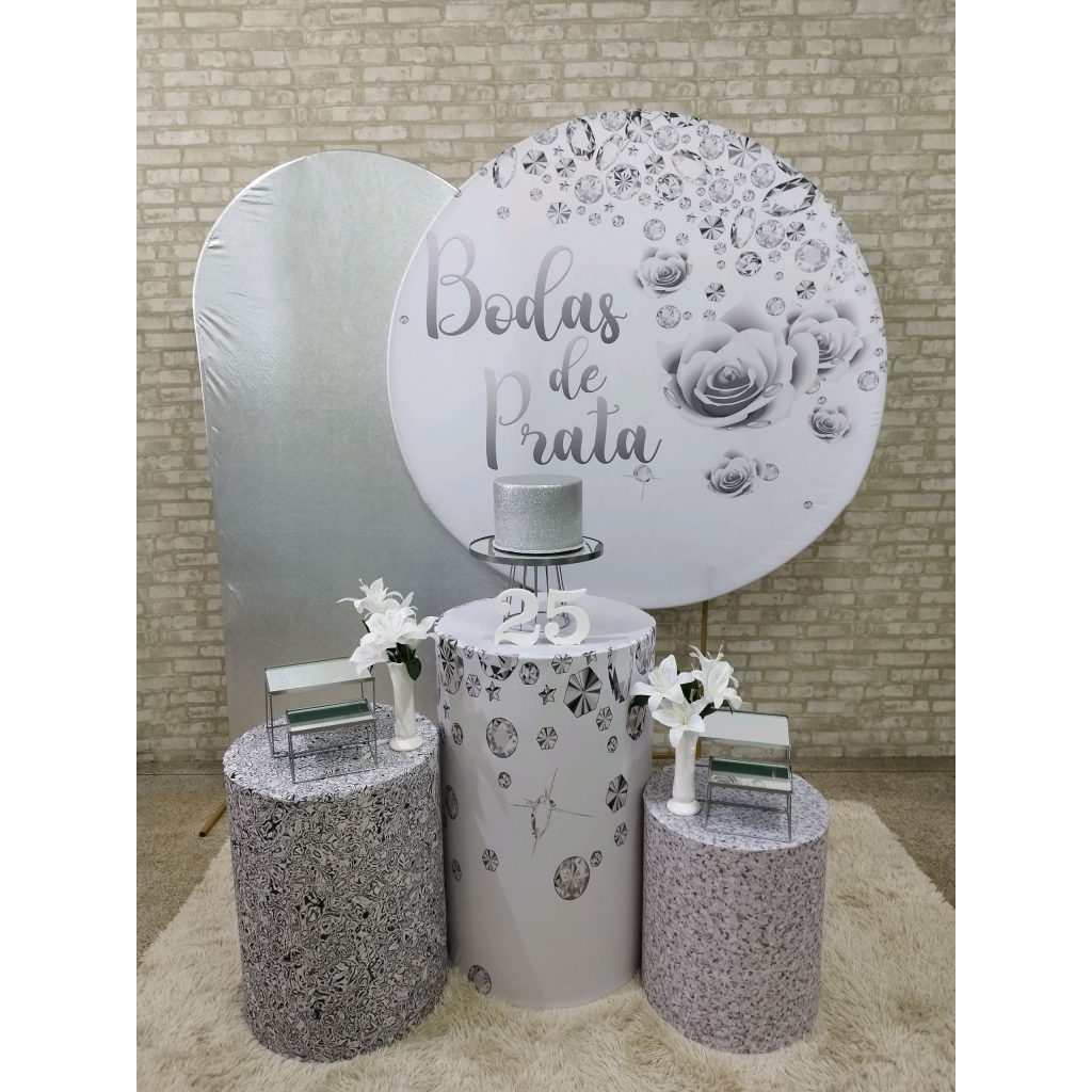 Kit Bodas de Prata - Pegue e Monte Tesouro Encantando