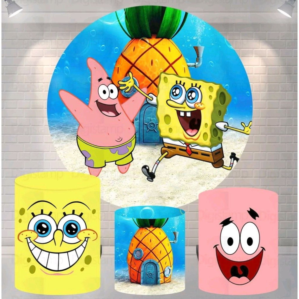 Kit Bob Esponja - Pegue e Monte Tesouro Encantando