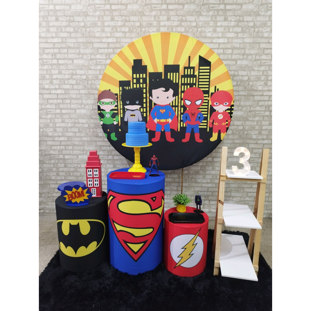 Kit Super Heróis - Pegue e Monte Tesouro Encantando