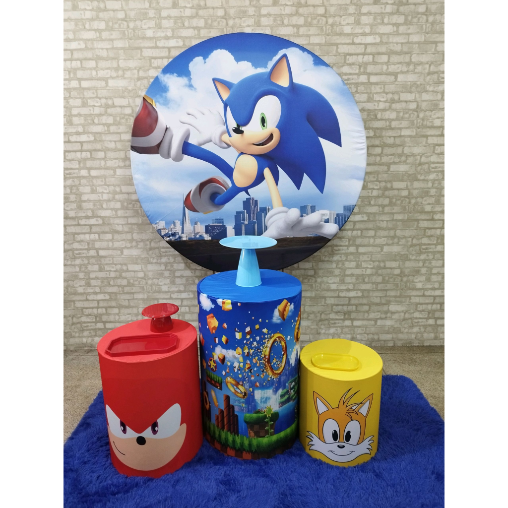 Kit Sonic - Pegue e Monte Tesouro Encantando