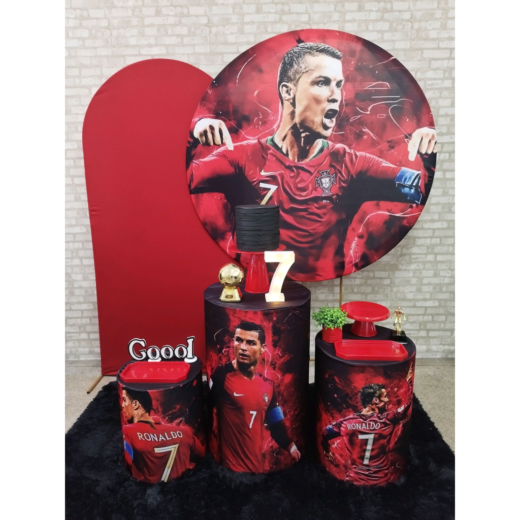 Kit Futebol Cristiano Ronaldo - Pegue e Monte Tesouro Encantando