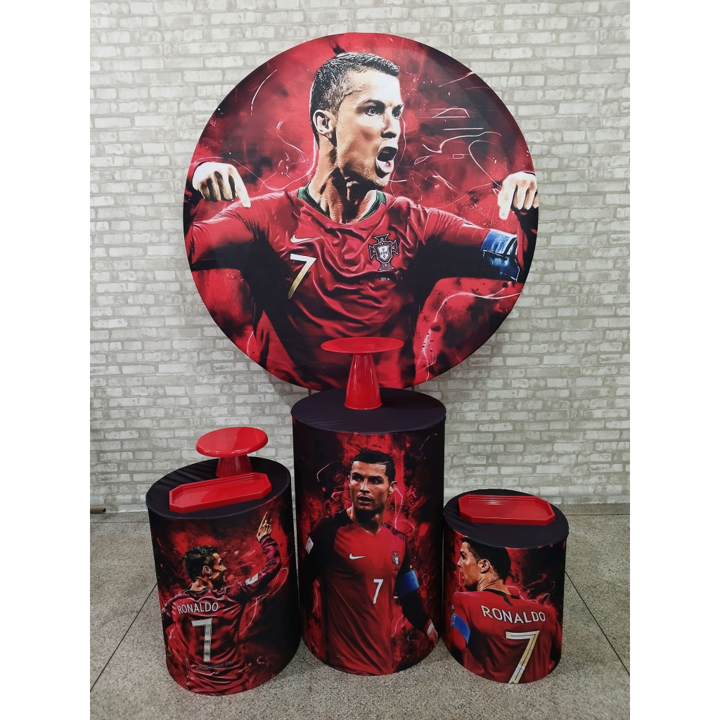 Kit Futebol Cristiano Ronaldo - Pegue e Monte Tesouro Encantando