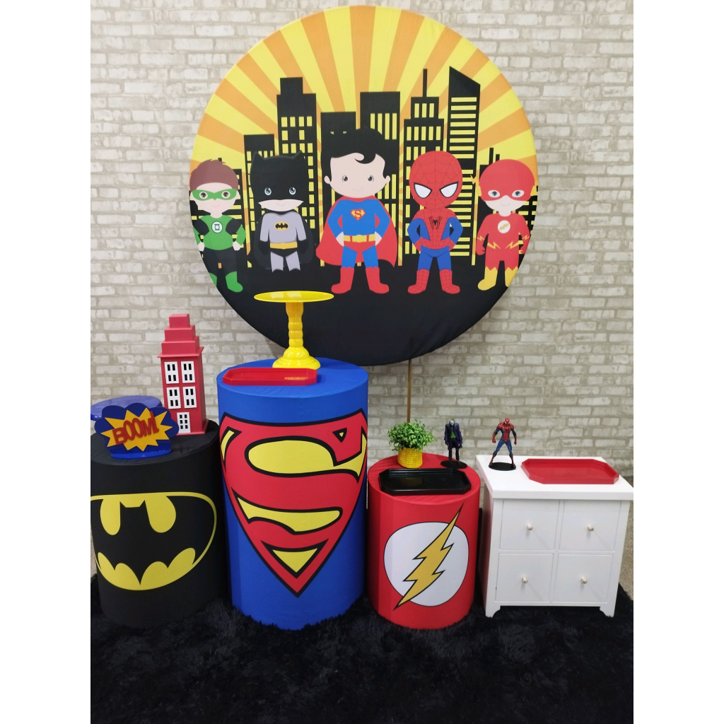 Kit Super Heróis - Pegue e Monte Tesouro Encantando