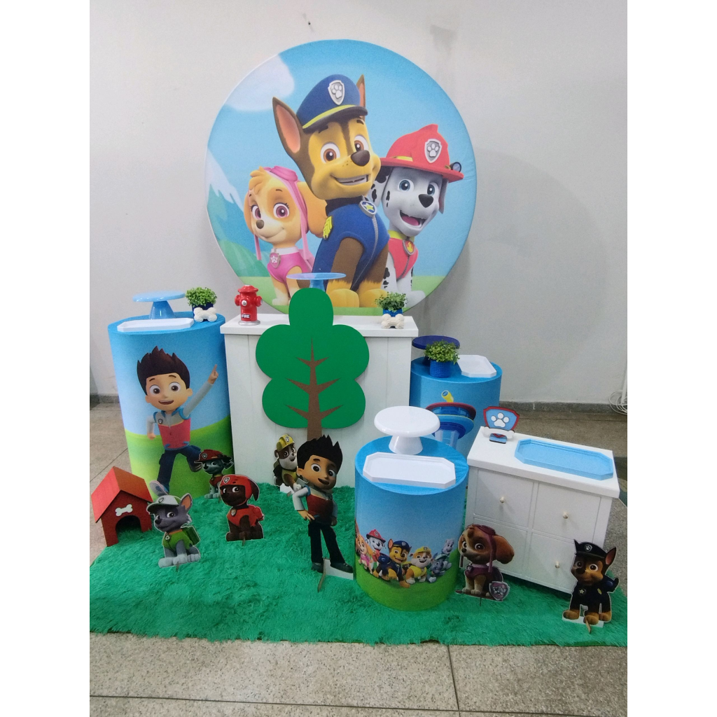 Kit Patrulha Canina - Pegue e Monte Tesouro Encantando
