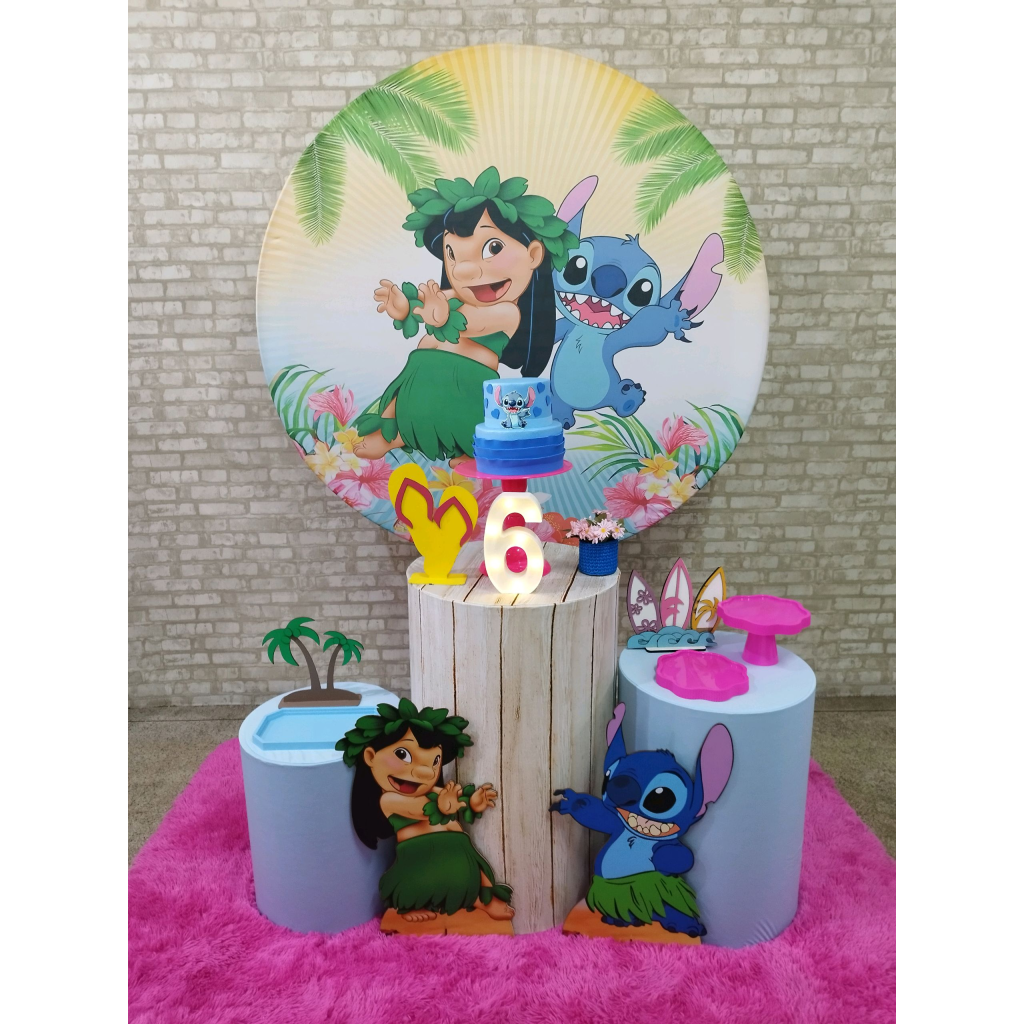 Kit Lilo E Stitch - Pegue e Monte Tesouro Encantando