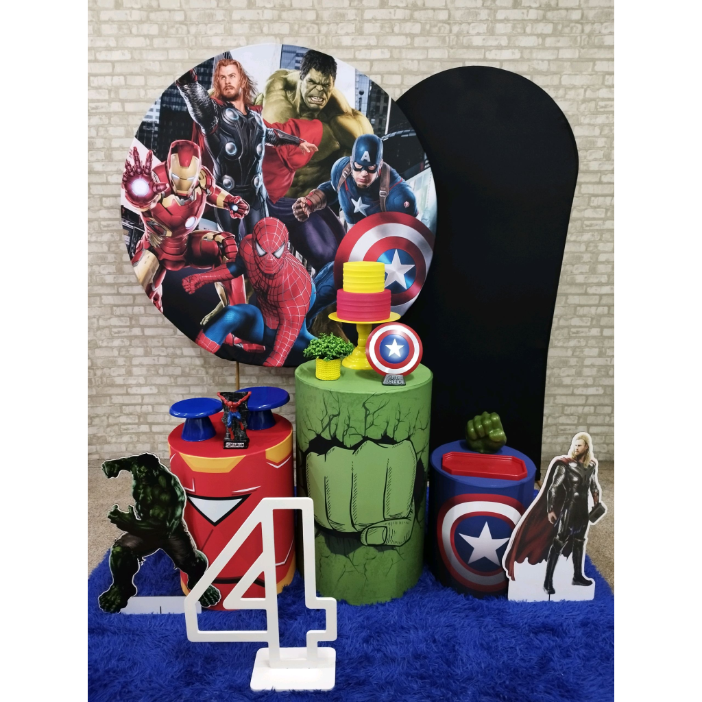 Kit Vingadores Super Herois - Pegue e Monte Tesouro Encantando