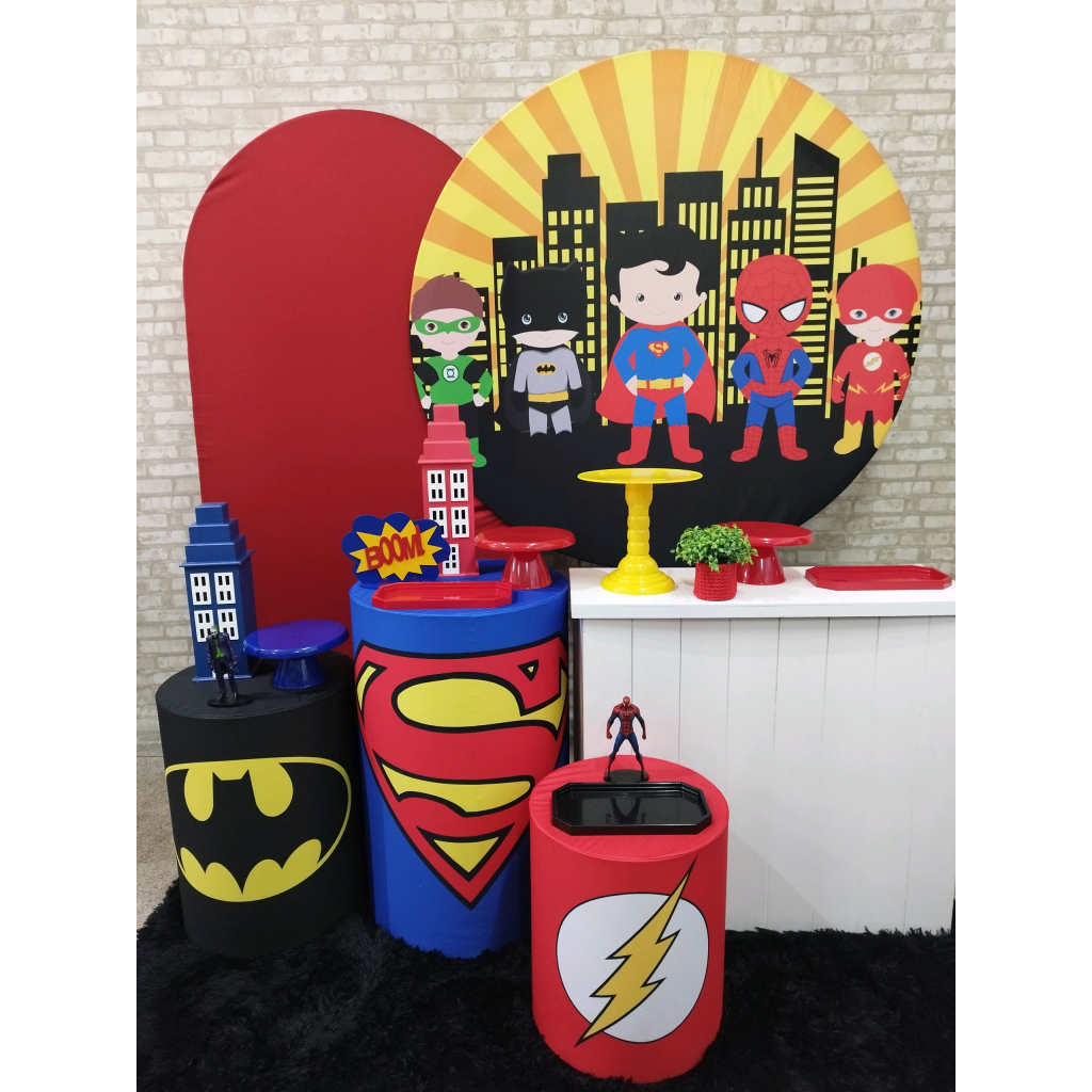 Kit Super Heróis - Pegue e Monte Tesouro Encantando