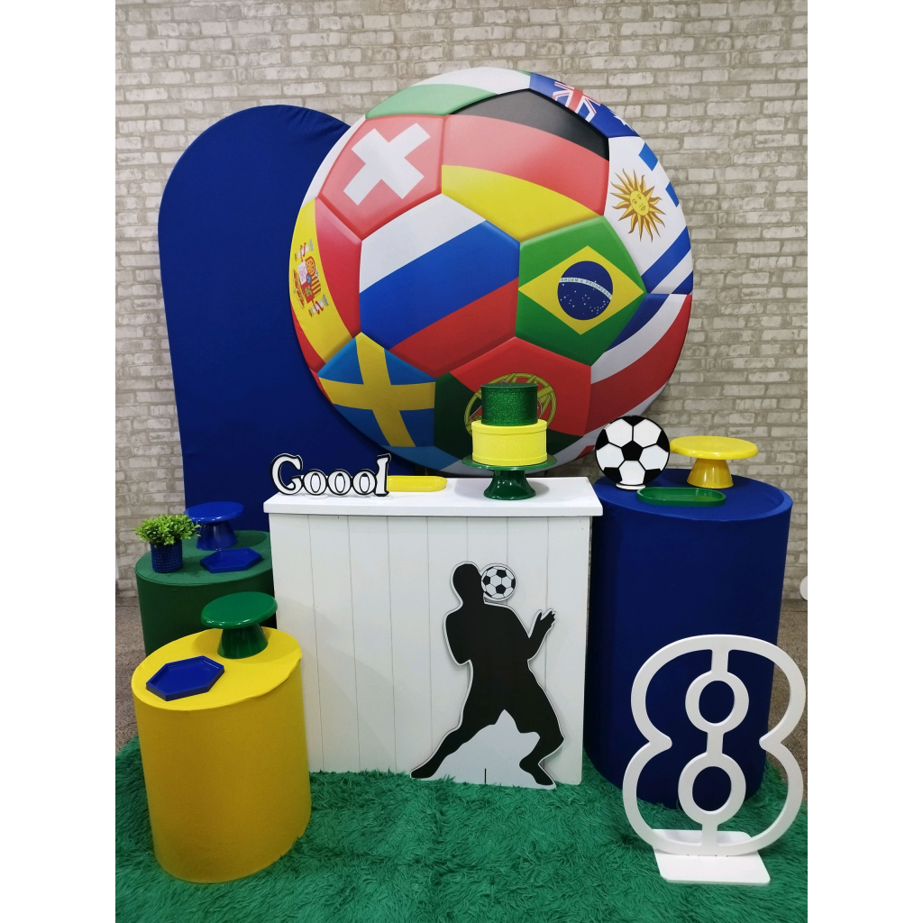 Kit 2 Futebol Brasil Copa - Pegue e Monte Tesouro Encantando