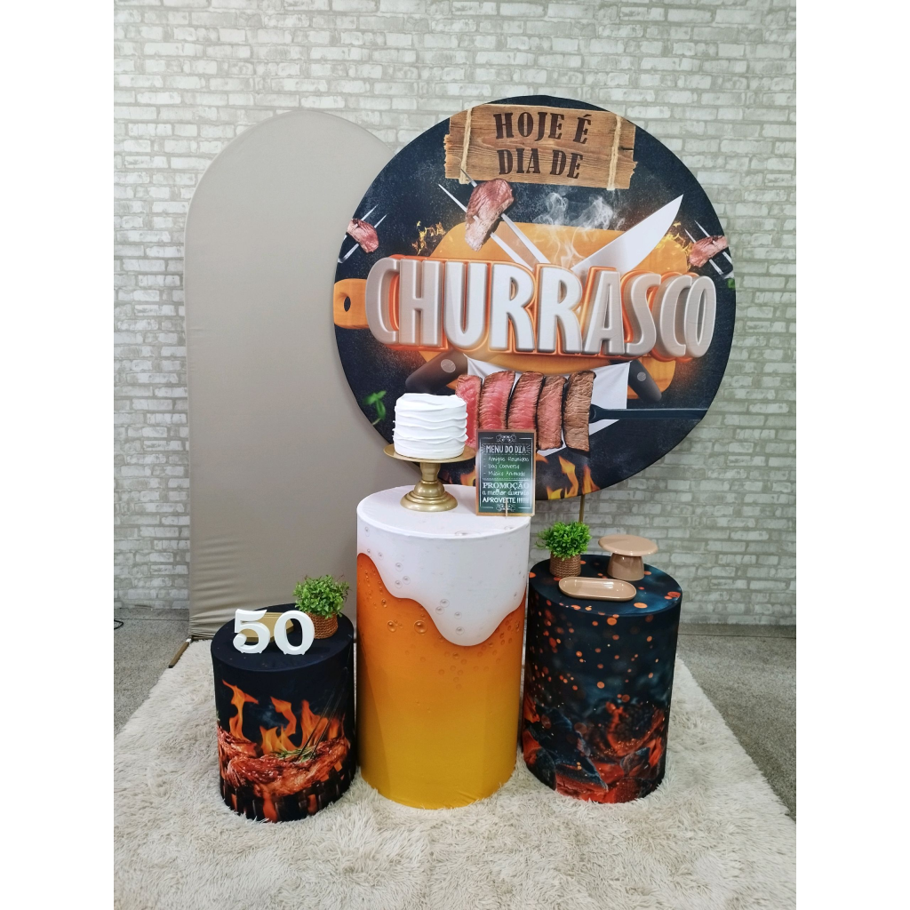 Kit Churrasco - Pegue e Monte Tesouro Encantando