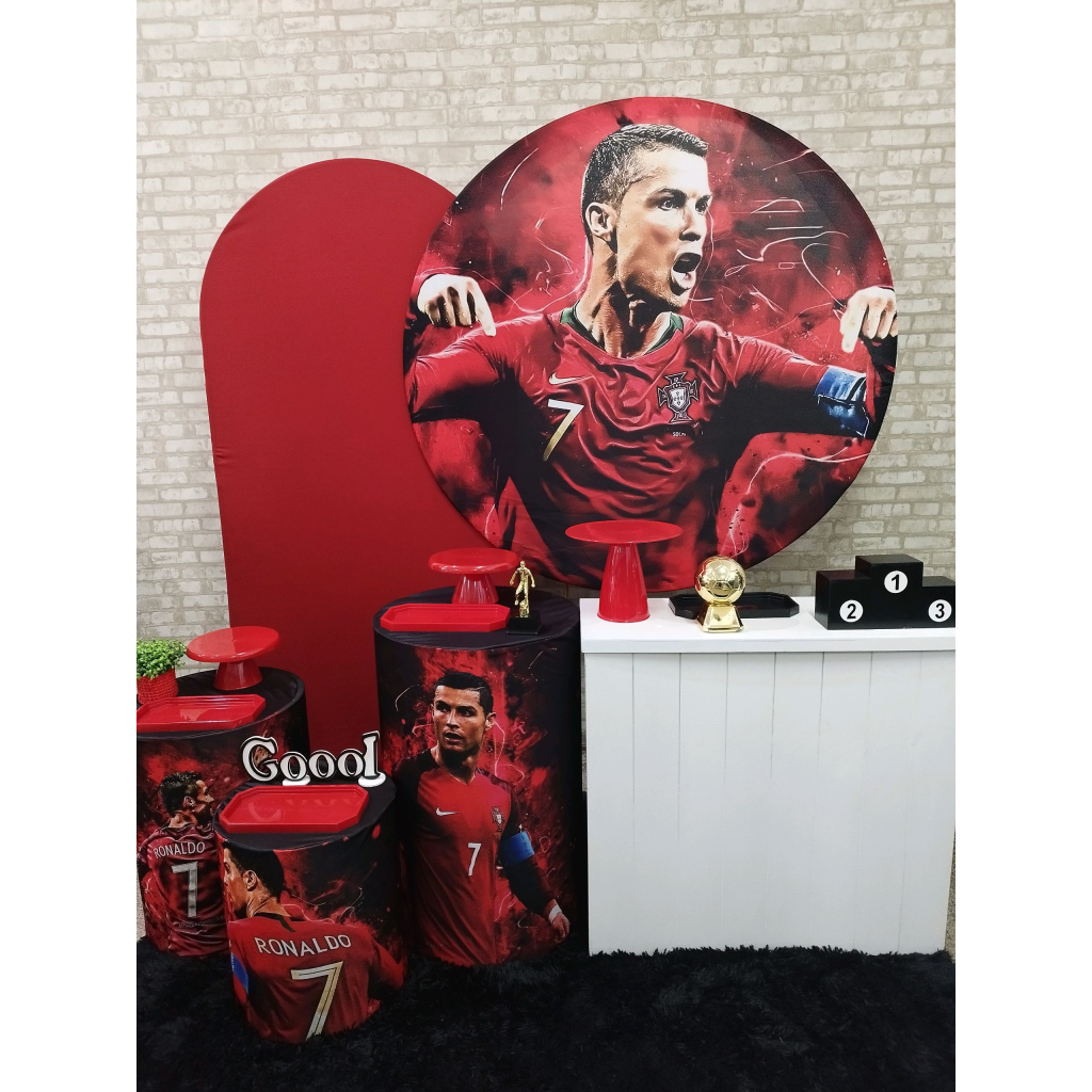 Kit Futebol Cristiano Ronaldo - Pegue e Monte Tesouro Encantando