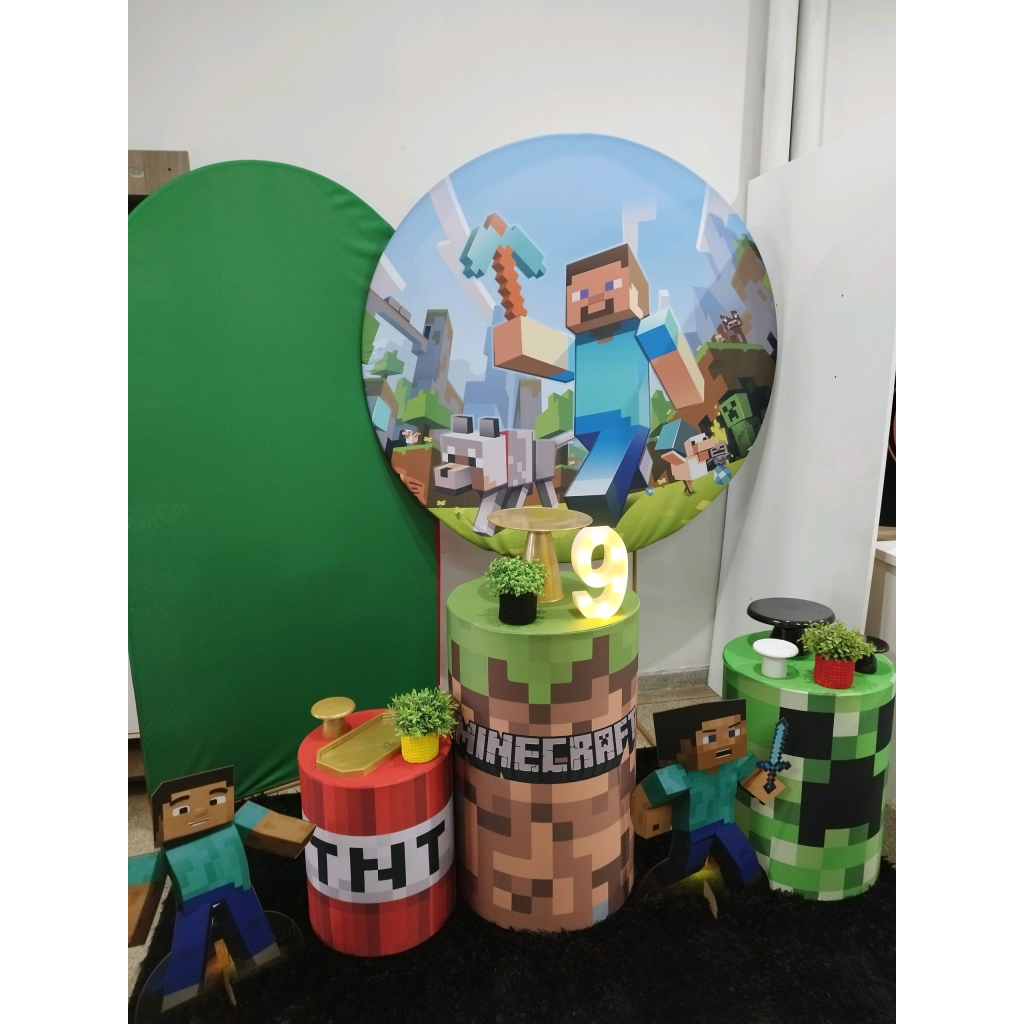 Kit Minecraft - Pegue e Monte Tesouro Encantando