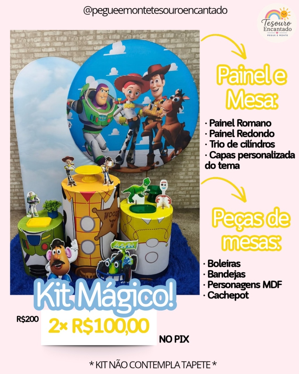 Kit Mágico - Pegue e Monte Tesouro Encantado