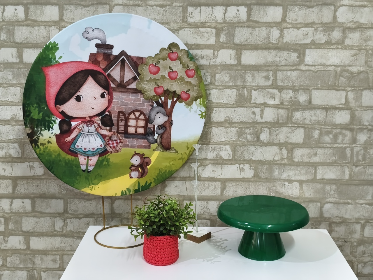 Mini Kit Chapeuzinho Vermelho - Pegue e Monte Tesouro Encantado