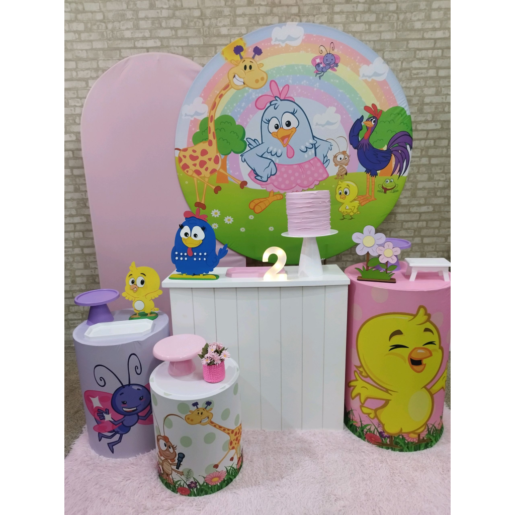 Kit Galinha Pintadinha - Pegue e Monte Tesouro Encantando