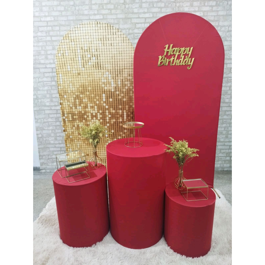 Kit Vermelho E Dourado - Pegue e Monte Tesouro Encantando