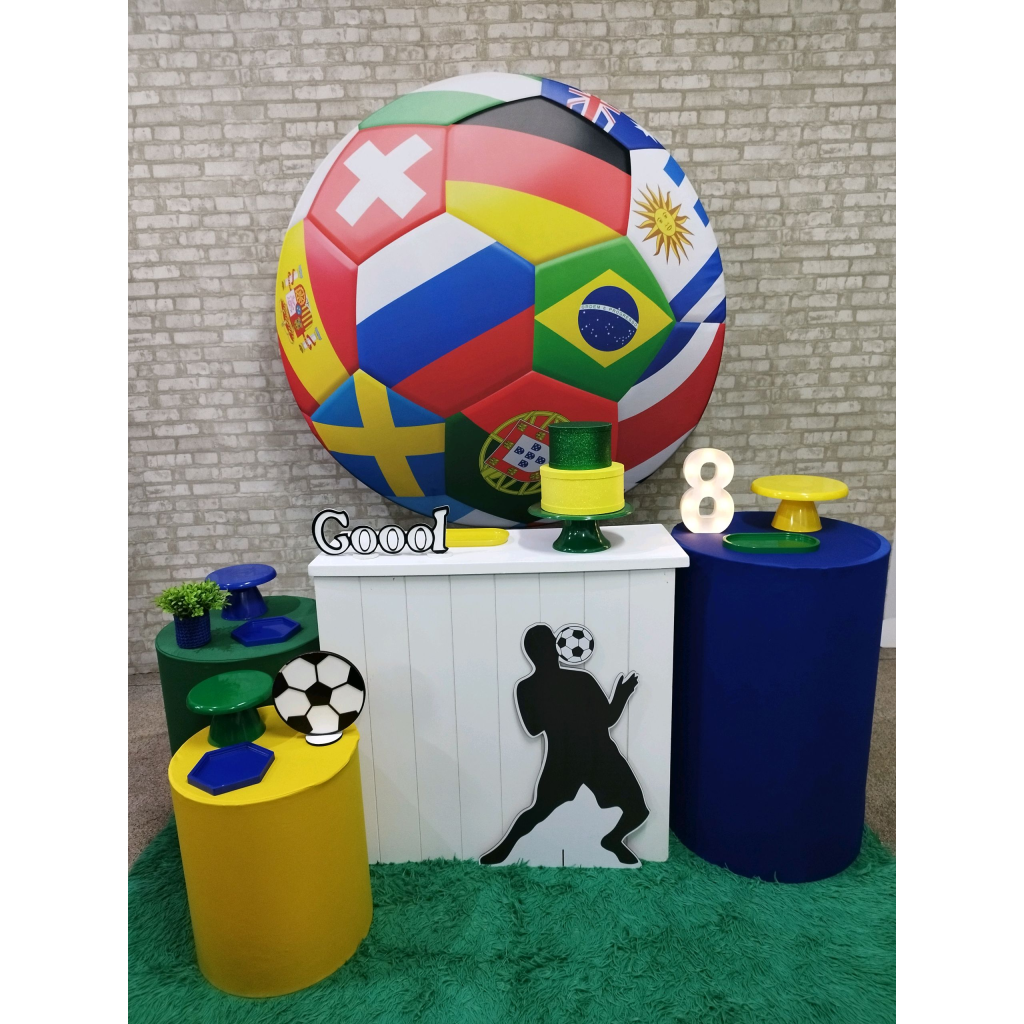 Kit 2 Futebol Brasil Copa - Pegue e Monte Tesouro Encantando