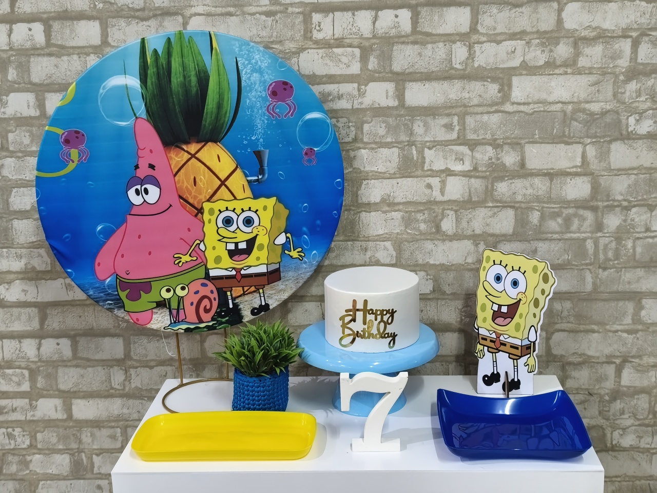 Mini Kit Bob Esponja - Pegue e Monte Tesouro Encantado
