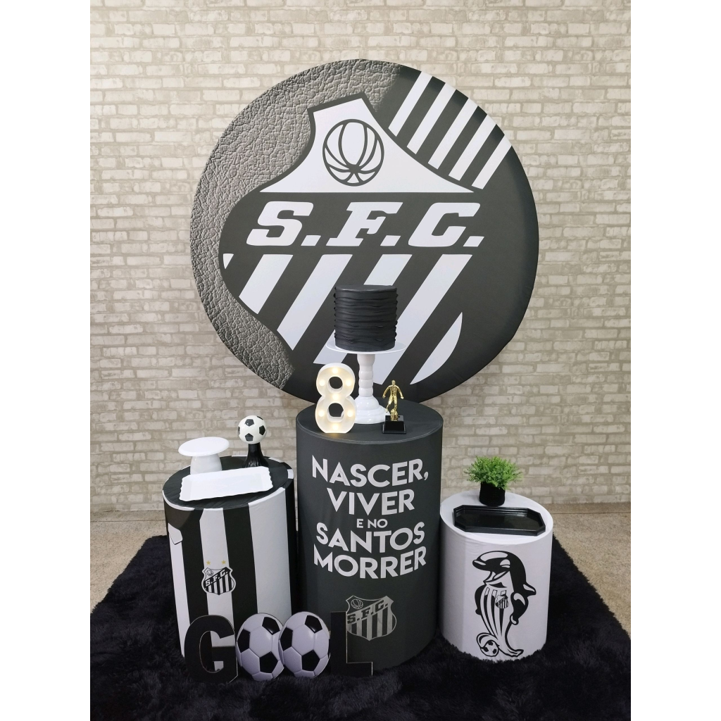 Kit Time Futebol Santos - Pegue e Monte Tesouro Encantando