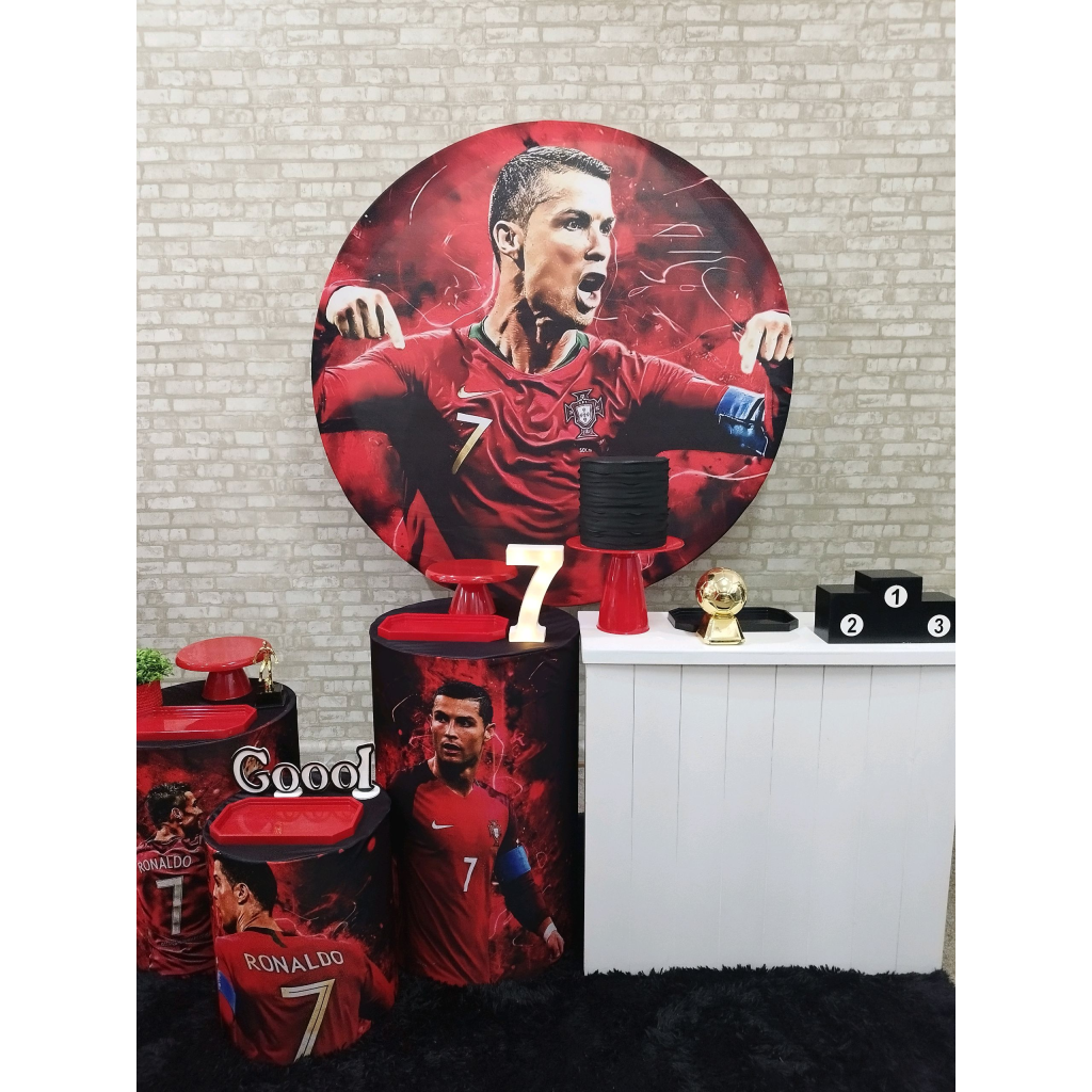 Kit Futebol Cristiano Ronaldo - Pegue e Monte Tesouro Encantando