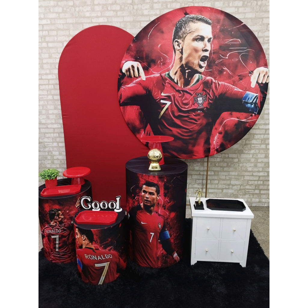 Kit Futebol Cristiano Ronaldo - Pegue e Monte Tesouro Encantando