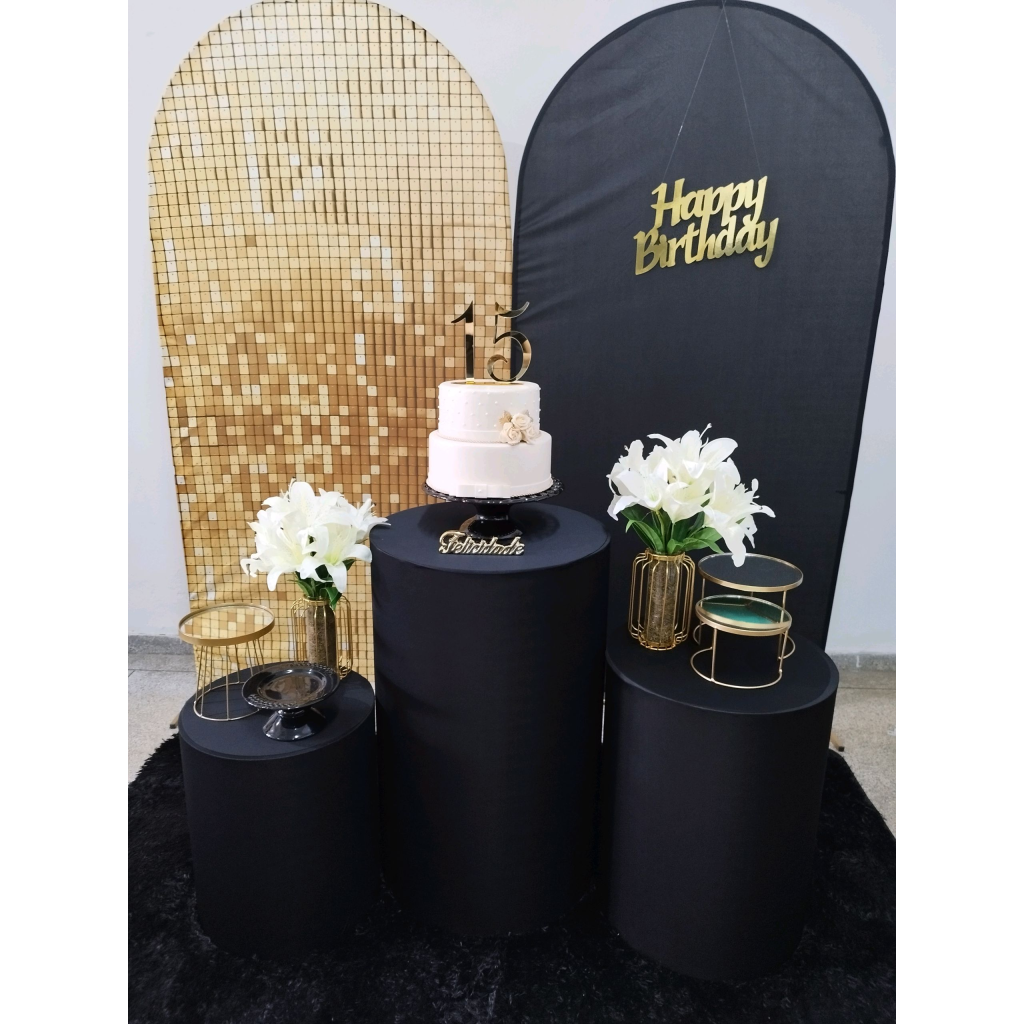 Kit Preto E Dourado - Pegue e Monte Tesouro Encantando