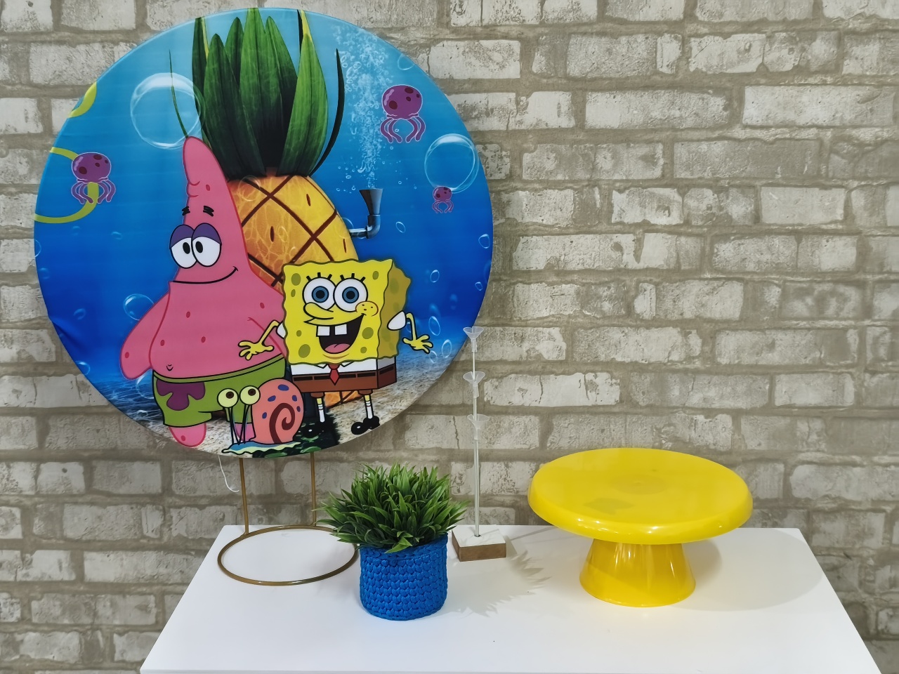 Mini Kit Bob Esponja - Pegue e Monte Tesouro Encantado