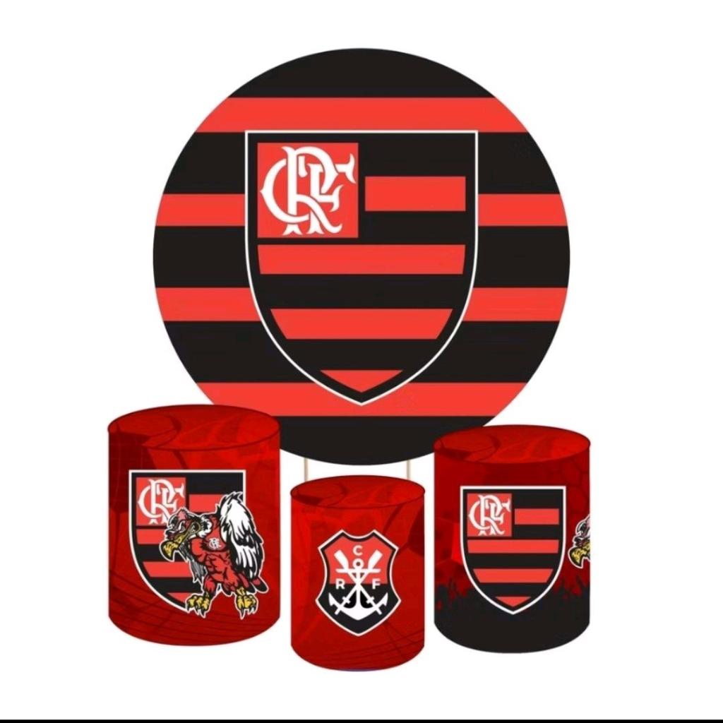Kit Futebol Time Flamengo - Pegue e Monte Tesouro Encantando